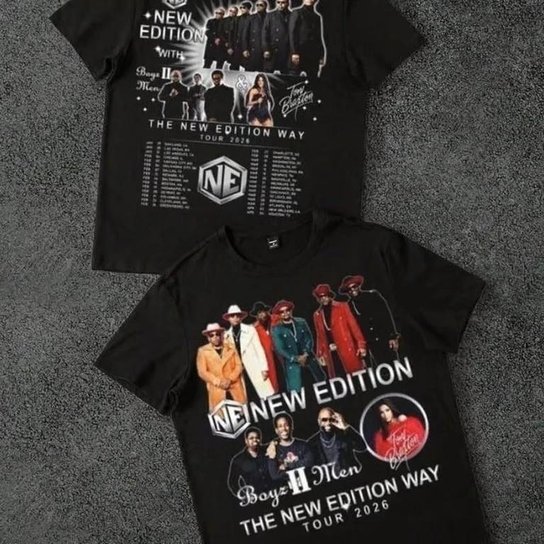New!! NE The New Edition Way Tour 2026 T-shirt L