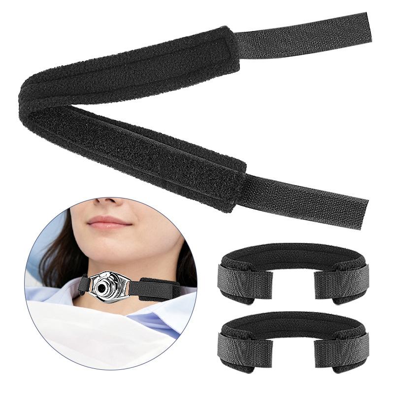 Tracheostomy Tube Collar Tracheostomy Tube Holder Hook And Loop Closure Reusable Tracheostomy Ties For Post Neck Surgery