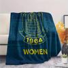 Brøndby IF  Print Flannel Blanket, High quality Comfortable for All Seasons, Home Decor, Warmth and Comfort