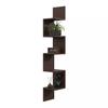 Modern Corner Shelf Hanging Midi - 149cm Black