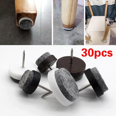 Mode Luxus 30 Stück Stuhl Tisch Möbel Beine Unterseite Füße Kufe Fliesen Kunststoff Pad Möbel Boden Nagel rutschfeste Holz Boden Schutz Nagel