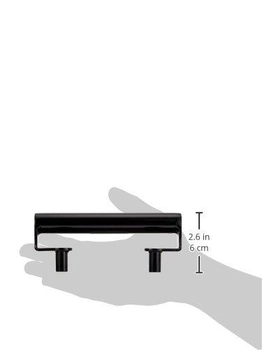 Kijima Motorcycle Parts: Handlebar Mounting Bar, Steel, 22.2mm Diameter, Black, Compatible with VFR800F ('14-), Part Number 204-073