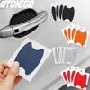Universal Carbon Fiber Car Door Handle Cover Film Protective Sticker Anti Scratch Vinyl Protector for Auto Exterior Accessories