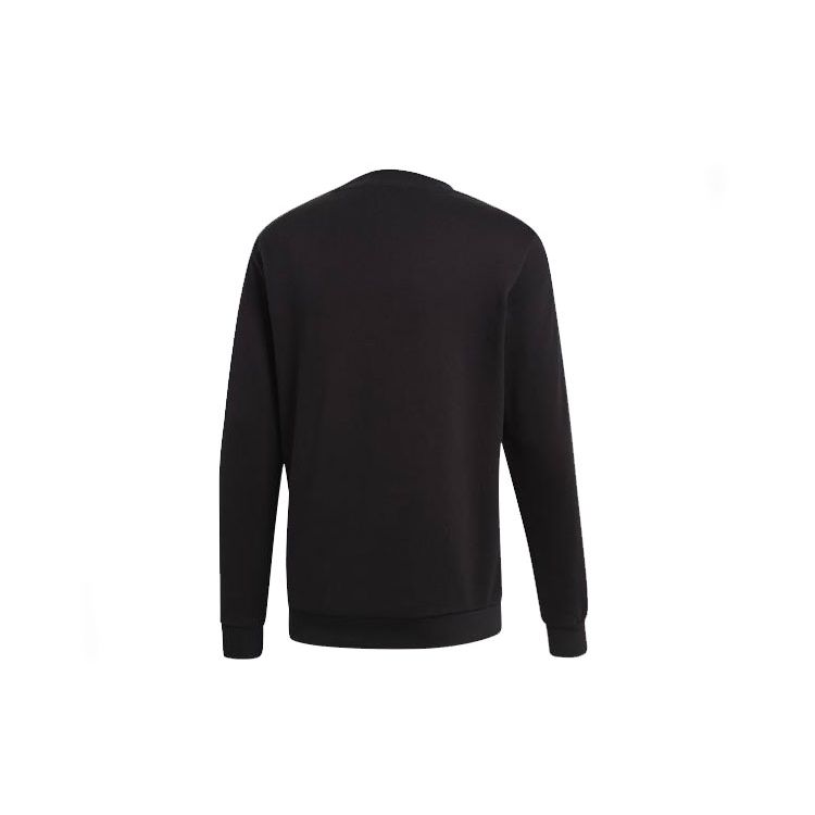 Adidas Originals Radkin Crewneck Sweatshirt With Small Trefoil Embroidery Men Tops Black DU8141