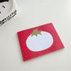 50Sheets Korean Retro Cartoon Tomato Memo Pad Journal Stationery Wall Deco Message Paper To-do List Easy Tear Pocket Notepad
