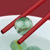 5Pairs Red Festival Chopsticks Set Anti Slip Sushi Chopstick Durable Chinese Style Alloy Chopsticks Easy To Clean Reusable