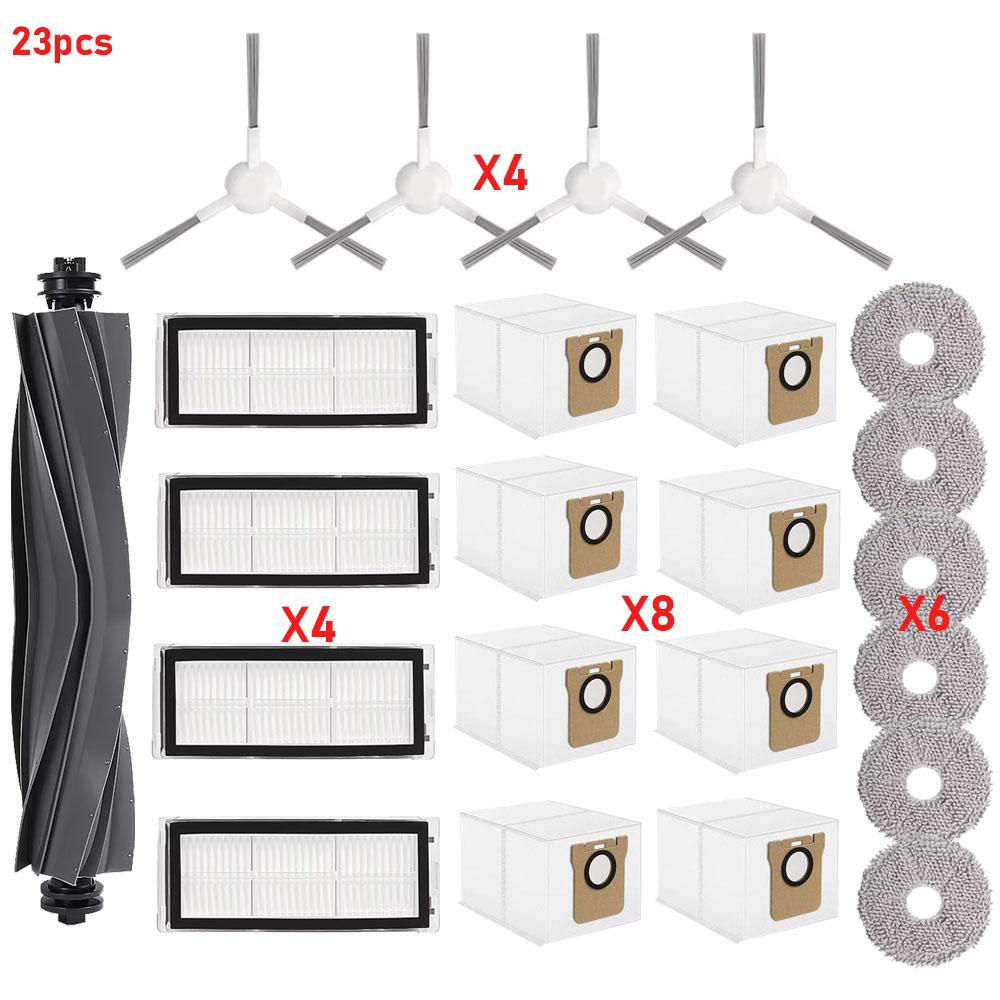 Compatible Mop Pads Dust Bags Filters Side Brushes for Dreame L11 Ultra L11 Ultra X11 Pro Robot Vacuum Cleaner Accessories Kit