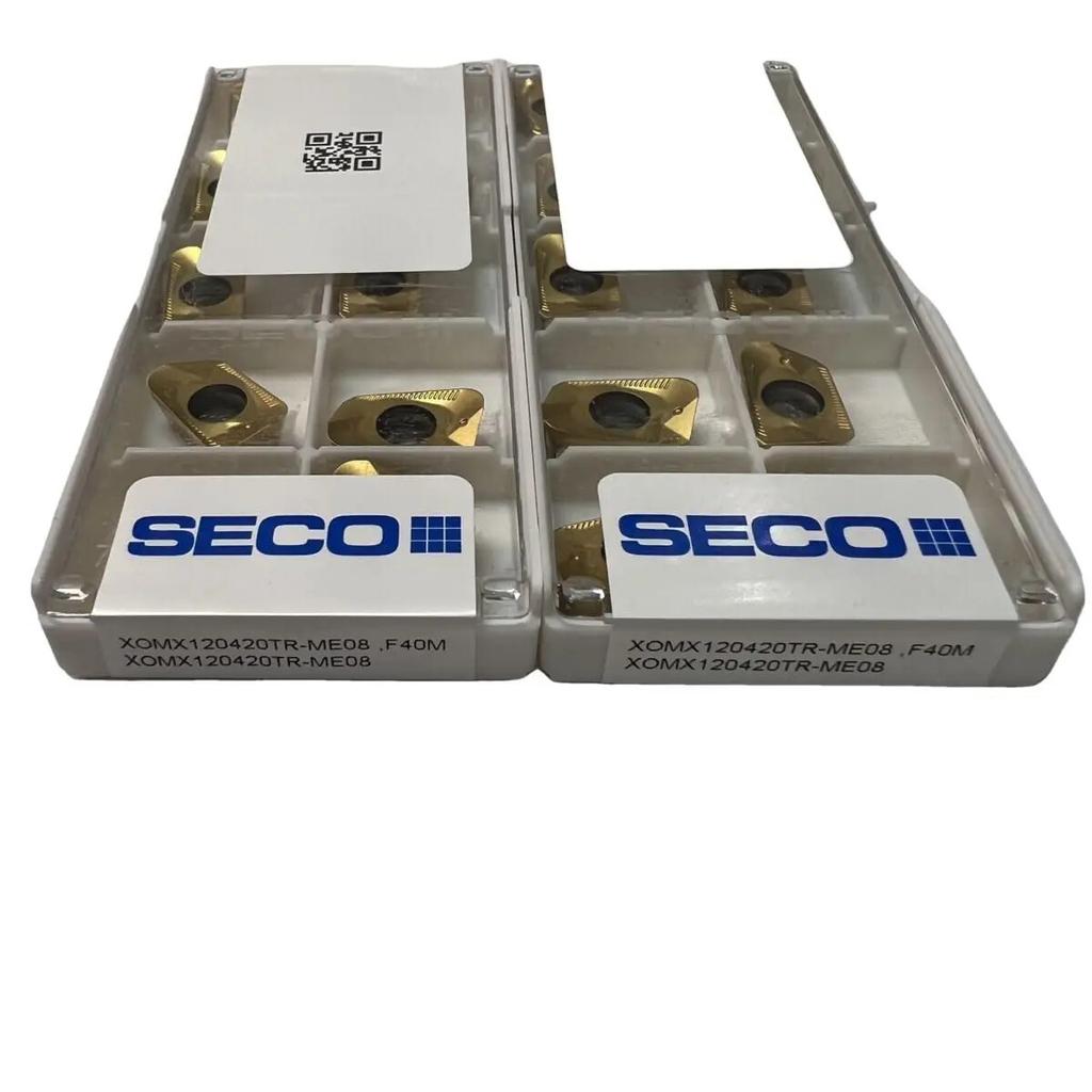 SECO / XOMX120420TR-ME08, F40M /Original genuine CNC alloy blade 10 PCS