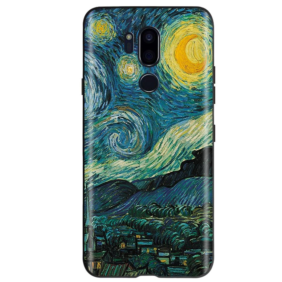 For LG G7 ThinQ Case G710 LM-G710 Cute Cat Butterfly Shockproof Soft Silicone Phone Case For LG G7 ThinQ Back Cover 6.53'' Coque