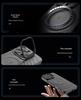 Wave Pattern iPhone 17 Pro Max Case with Magnetic Lens Holder, Apple 16/15 Compatible, Drop-Proof, Cross-Border Design