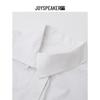 JOY SPEAKER Women's Long Sleeve White Button-Up Shirt
