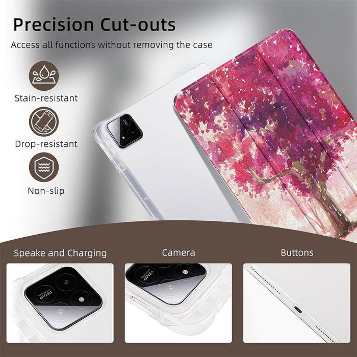 Case for Xiaomi Pad 8 / 8 Pro, Shockproof Cover with Pen Holder - Tree Pattern