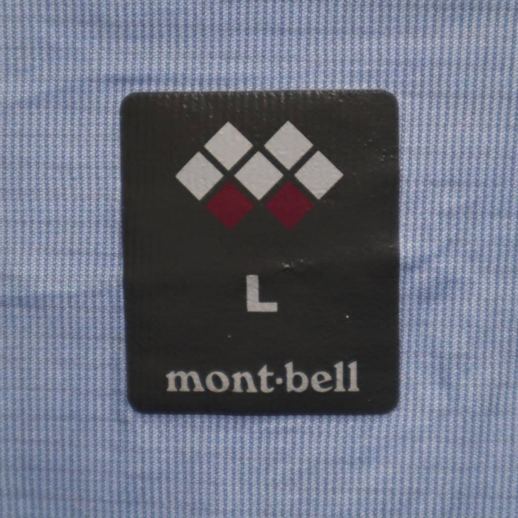 mont-bell Capa de chuva L Azul Com bolsa de armazenamento Mulher Usada