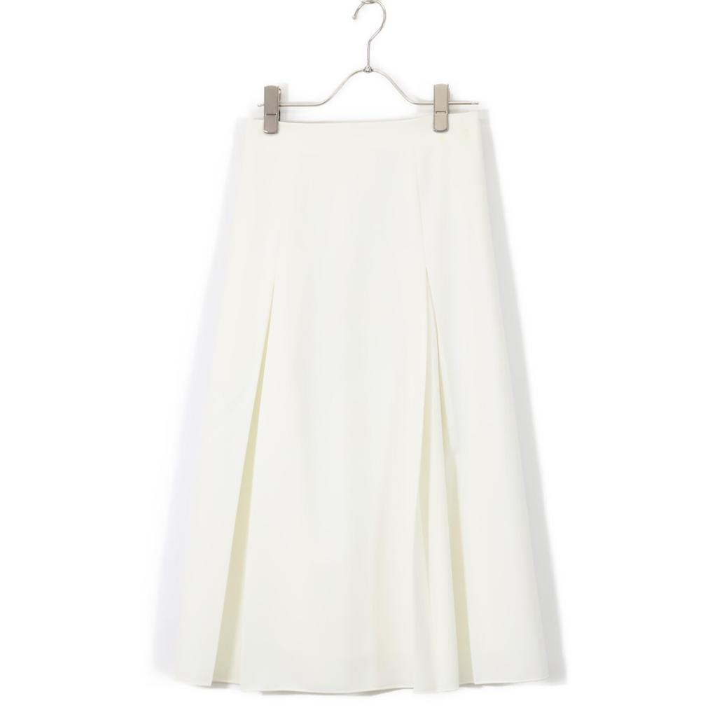 FOXEY NEW YORK White Pleated Paxton Skirt 42627 Skirt 38 whiteUsed