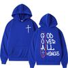 Christlicher Jesus Gott Über Alle Dinge Bibelvers Hoodies Männer Frauen Kleidung Mode Harajuku Sweatshirts Fleece Lässige Pullover