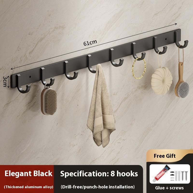Metallhaken Starker Klebehaken Wandmontage Badezimmerwand Ohne Bohren Küche Badezimmer Kleiderhaken Tragfähiger Klebehaken