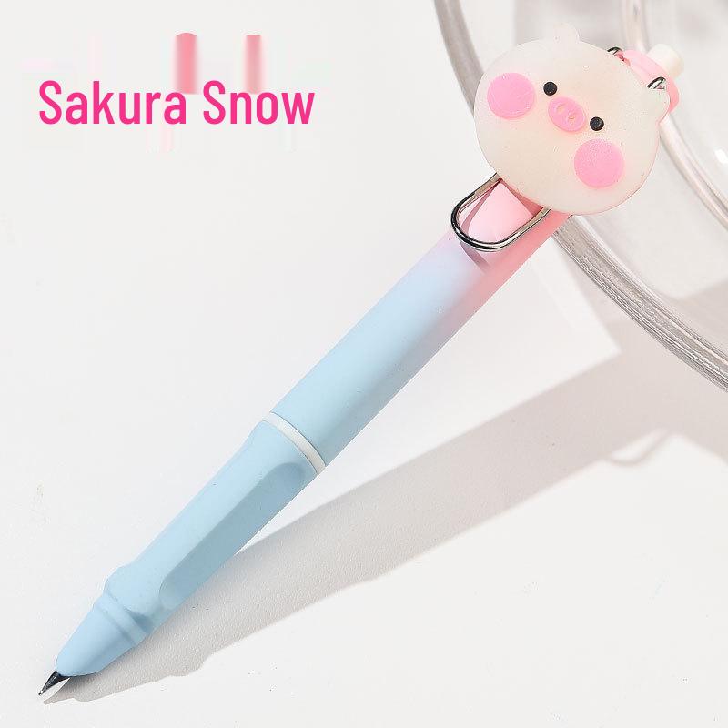 Ergonomic Student Pen with 0.38mm Tip & Replaceable Ink: Ideal for Learning, Calligraphy, and Homework