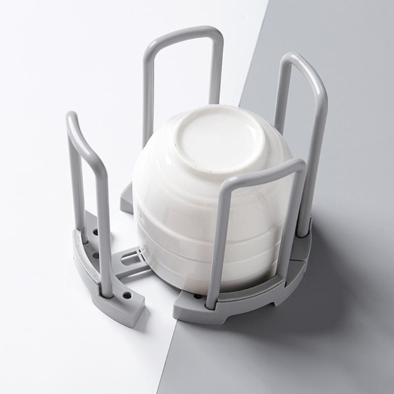 Adjustable Dish Rack with Efficient Water Drainage Systems Portable Accessory for Home Cupboard and Kitchen Cabinets