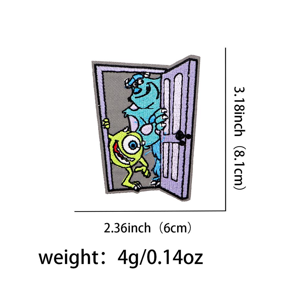 Cute Stitch Patches On Clothes Cartoon Black Cat Embroidered Patches Dogs Badges Iron On Patch DIY Clothing Accessories