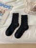 Women's Plush Mid-Calf Socks with Thick Velvet Lining - Australian Wool, Warm Autumn/Winter Style, Cozy Home Floor Length.