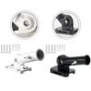 Adjustable Bracket Flag Pole Holder Drainage Hole Feature