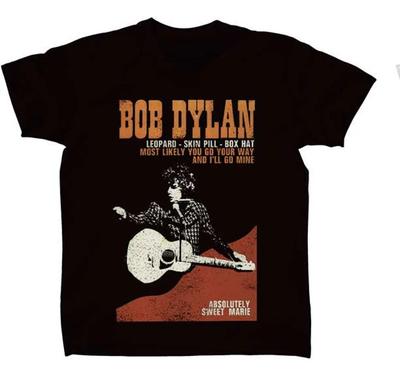 Bob Dylan Sweet Marie Black TShirt Unisex T-Shirt