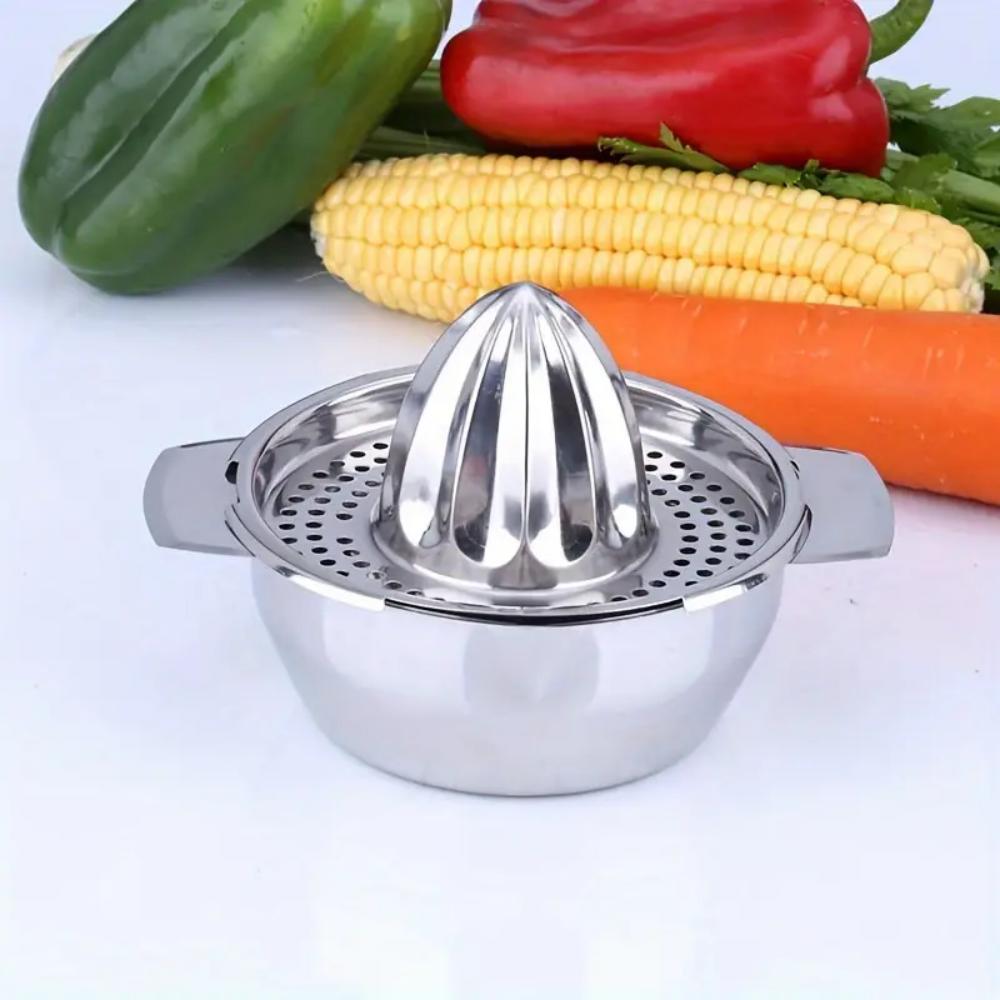 Mini stainless steel manual lemon juicer, orange extruder, fruit press, household juicer, suitable for a variety of citrus fruit
