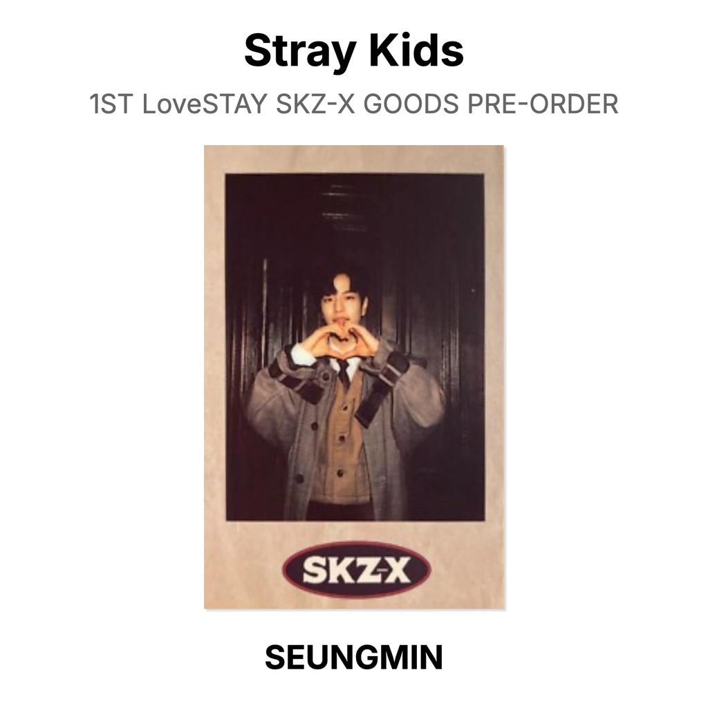 Stray Kids 1ST LoveSTAY SKZ-X GOODS PRE-ORDER Official Photocard
