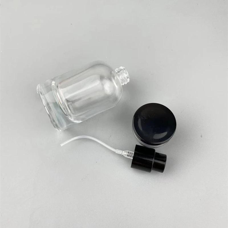 30 ml leere, nachfüllbare Parfümflasche aus Glas, Sprühflasche aus Glas, tragbare Reise-Kosmetikverpackungsflasche