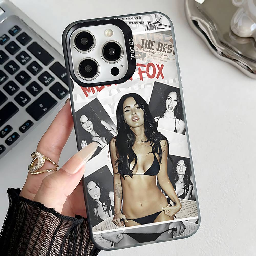 Jennifers Body Megan Fox Phone Case For iPhone 17,16,15,14,13,12,11,Pro,XS,Max,Plus,Mini,SE4,E Black Matte Shockproof Cover