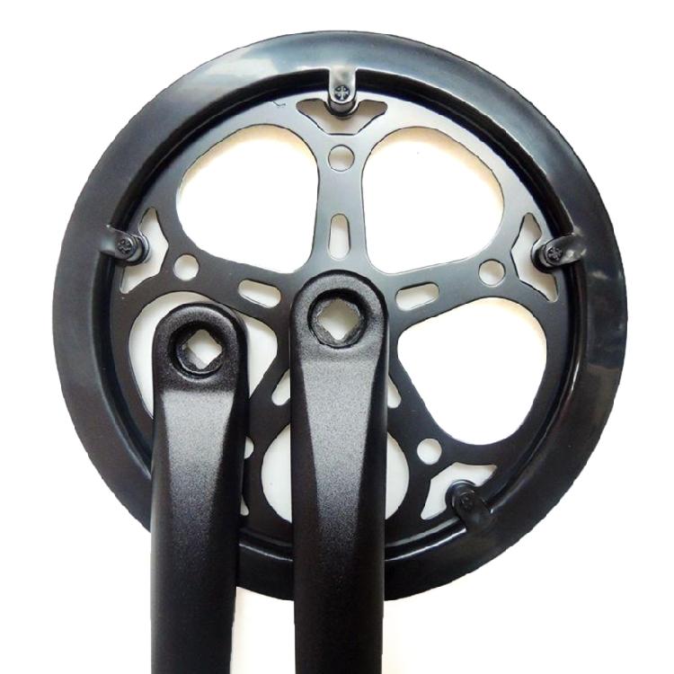 Single Speed Crankset 52T/48T/40T Bike Chainring Crankset Chainwheel Aluminum Alloy Folding Bike Chainwheel Crankset