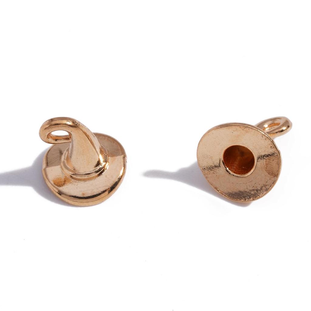 Mehrfarbiger Zaubererhut Anhänger Charm für DIY Halskette & Armband Schmuck