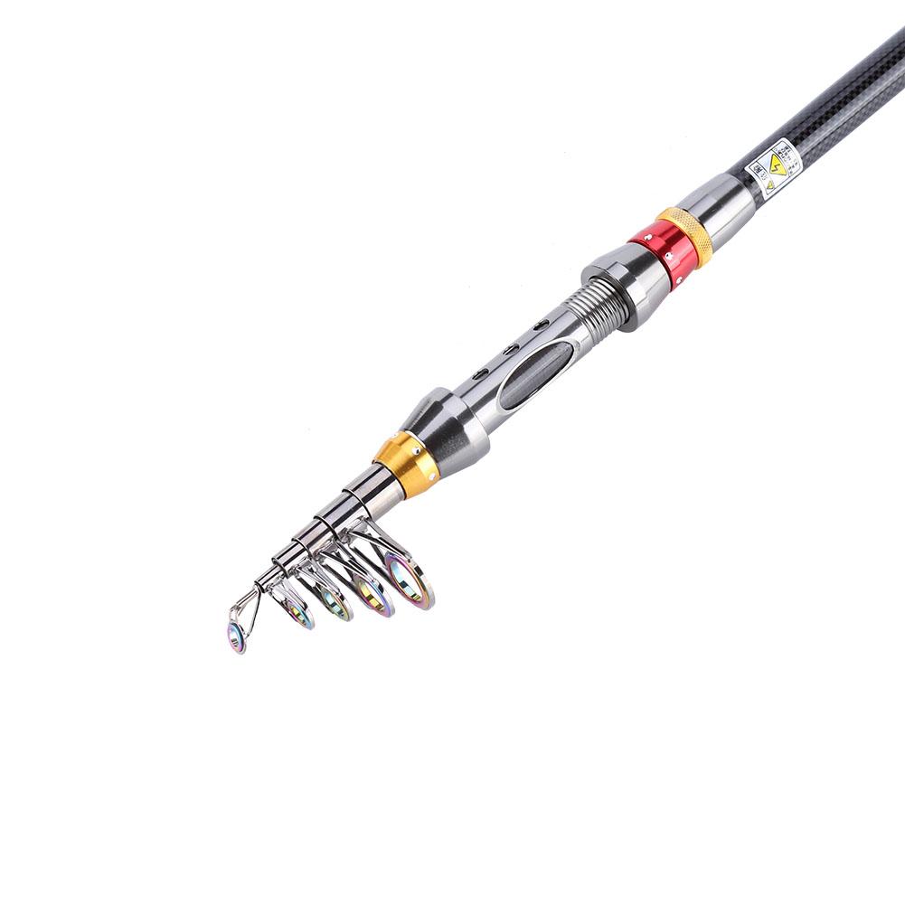 

5 Размеров Высококачественные Удилища из Углеволокна Портативные Жесткие Рыболовные Удилища Пресноводный Рыболовный Аксессуар 2.1M