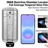 For Samsung Galaxy A57 5G Glass IMAK Dust-free Cabin Full-screen Tempered Glass Film Supports Fingerprint Unlock