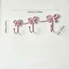 Iron Material Metal Bow Wall Hooks Golden Finish Modern Minimalist Hooks Wall Hook  Home Decor