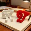 67-Number Character Decoration With Flexible Joints 67 Statue Internet Meme Figurine Unique Home Office Desk Decor Stress Relief
