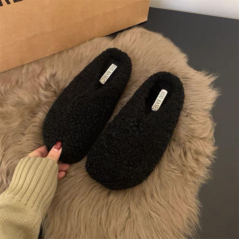 

Fairy Style Women s Premium Feeling Plush Slippers - Warm and Warm Countertop Cotton Winter Home Slippers Thick Bottom Casual Indoor Shoes 35