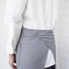 CT2362 Bib Apron 8 Charcoal Gray Free [Seven Uniform] CT2362-8