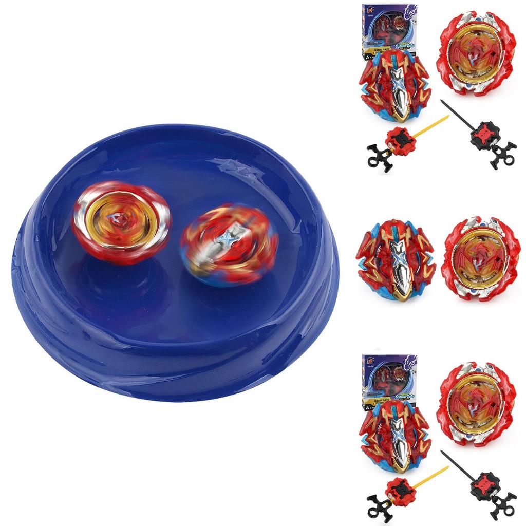 Xd168-7j Battle Top Set With Two Burst Spinners B117 And B120 For Competitive Fun
