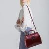 Genuine Leather Tote Bag with Doctor Business Commuter Large Wine Red [MRYAOJONEZCW] Women's Clasp, Bag, Bag, Bag, Capacity,