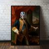 Plakat w ramce portret luchador lucha libre