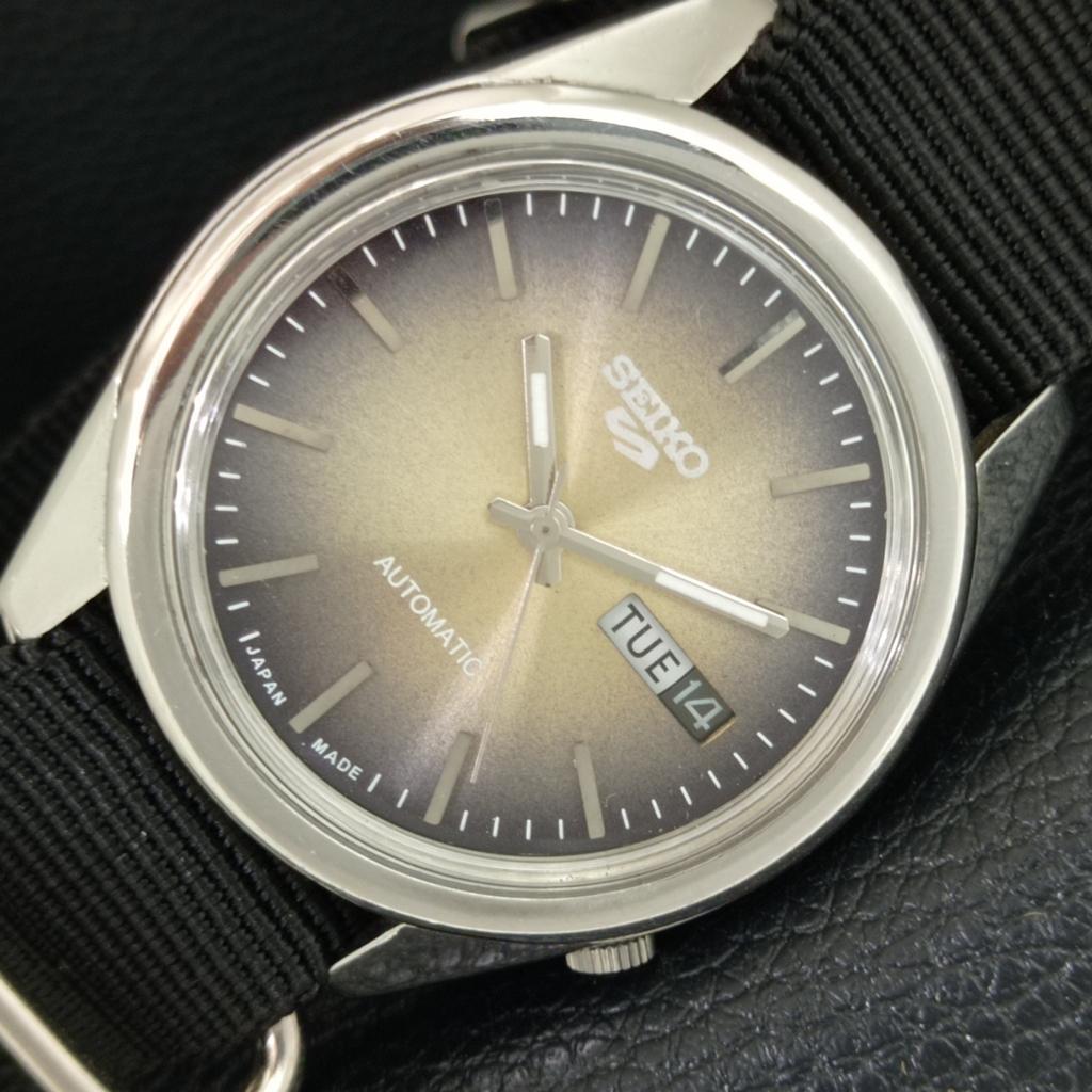 VINTAGE SEIKO 5 AUTOMATIC 6119C JAPAN MENS ORIGINAL DIAL WATCH A709567-1