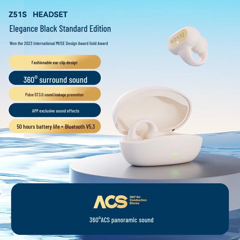 

Saina Z51S PRO Bluetooth Ear Clip Wireless Sport Earbuds