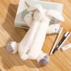 Cute Plush Forest Animal Pencil Bags Creative Kawaii Stationery Storage Bag For Kids Great Gift Pencil Case