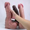 35cm Oversized Realistic Dildo, Huge Mushroom Head Soft Silicone Penis, 4 Colors Available, Wearable Harness Compatible, Lifelike Adult Toy