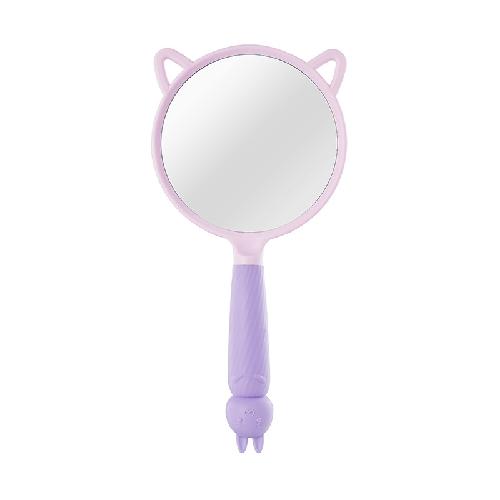 Pocket Demon Soft Cute Silicone Handle Mirror Girl Home Cute Handheld Mirror Portable High-definition Makeup Mirror