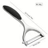 1 pezzo Acciaio Inossidabile Pelapatate Verdure Pelapatate Patate Nero Multi-funzione Grattugia Carote Strumenti Frutta Accessori Cucina Cucina
