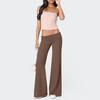 Women Casual Flared Yoga Pants Comfortable Sports Workout Long Trousers