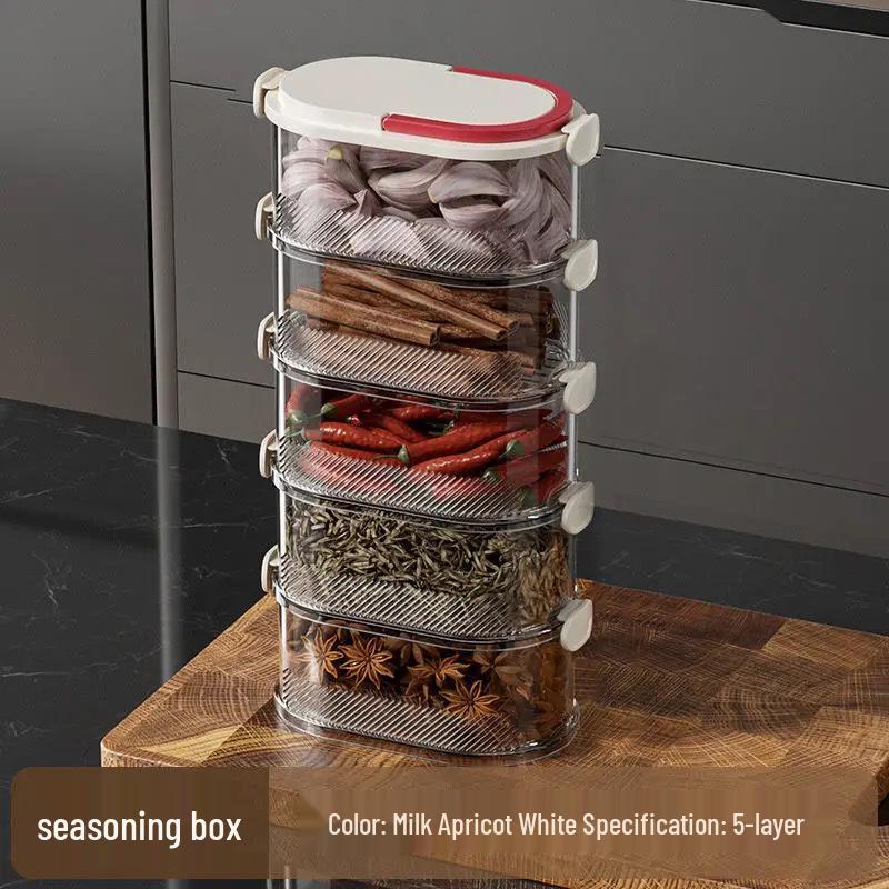 High-End Spice Storage Jar: Sichuan Pepper & Star Anise Sealed Container, Food Grade.