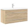 VidaXL Ensemble de meubles de salle de bain 2 pcs chêne sonoma 3324966